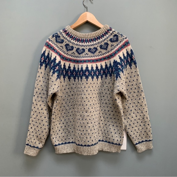 Vintage Woolrich Fair Isle Wool Sweater - Picture 5 of 6
